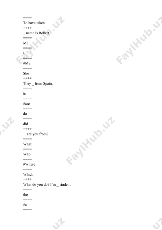 english language test questions - Page 4