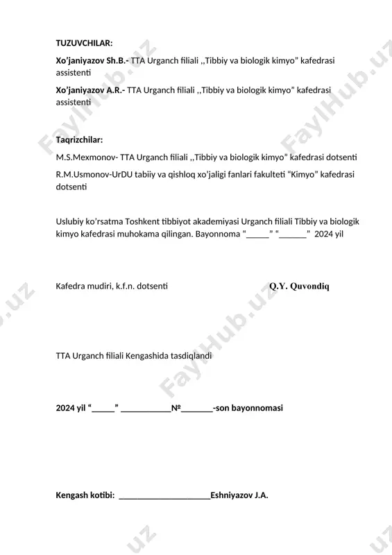 · asbob-uskunalar: · probirkalar · probirka uchun shtativ · pipetkalar · shisha tayoqchalar · suv hammomi · kerakli idishlar ish tartibi: 1. ca²⁺ ionini aniqlash oksalat kislota yordamida: 1. probirkaga taxminan 2 ml kaltsiy tuzi eritmasidan quying. 2. eritmaga bir necha tomchi suyultirilgan oksalat kislotasi (c₂h₂o₄) eritmasidan qo‘shing. 3. eritma isib, oq cho‘kma hosil bo‘lsa, bu kaltsiy oksalat cho‘kmasi (cac₂o₄) ekanligini bildiradi. 2. ca²⁺ ionini aniqlash sulfat kislota yordamida: 1. boshqa probirkaga yana 2 ml kaltsiy tuzi eritmasidan oling. 2. eritmaga bir necha tomchi sulfat kislotasi (h₂so₄) qo‘shing. 3. cho‘kma hosil bo‘lishini kuzating. agar hech qanday cho‘kma kuzatilmasa, kaltsiy ionlari bu reaksiyada cho‘kma bermasligini ko‘rasiz. 3. ba²⁺ ionini aniqlash sulfat kislota yordamida: 1. probirkaga 2 ml bariy tuzi eritmasini quying. 2. eritmaga bir necha tomchi sulfat kislotasi (h₂so₄) tomizing. 3. oq rangli bariy sulfat (baso₄) cho‘kmasi hosil bo‘ladi. bu ba²⁺ ionlarini aniqlashning asosiy usulidir, chunki bariy sulfat suvda juda kam …