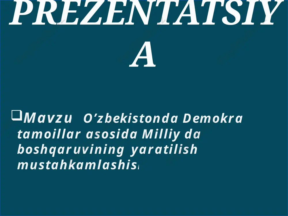 o'zbekiston eng yangi tarixi - Page 2