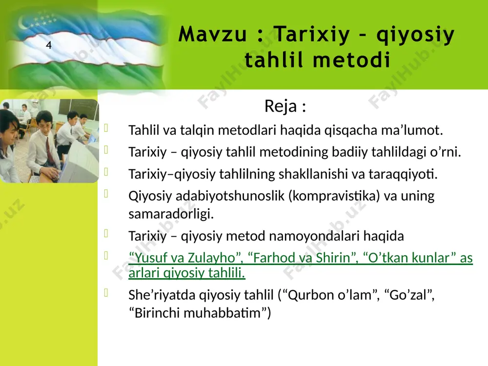 tarixiy-qiyosiy tahlil metodi” modulini o‘qitishda keys-stadi metodidan foydalanish - Page 4
