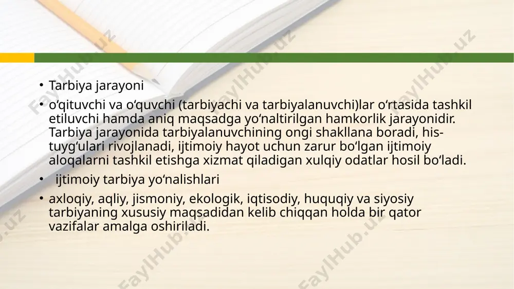 tarbiya jarayoning mazmuni va mohiyati - Page 5