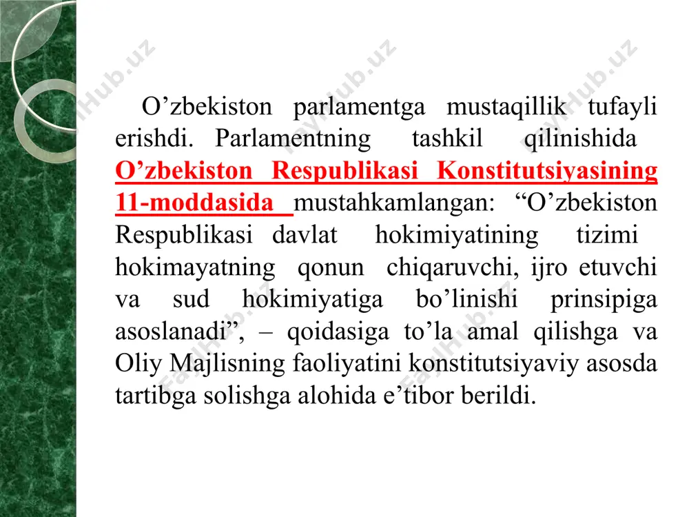 o‘zbekistonda parlament va oliy majlis taqdimoti - Page 5