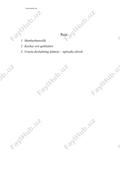 urartu davlati — DOC