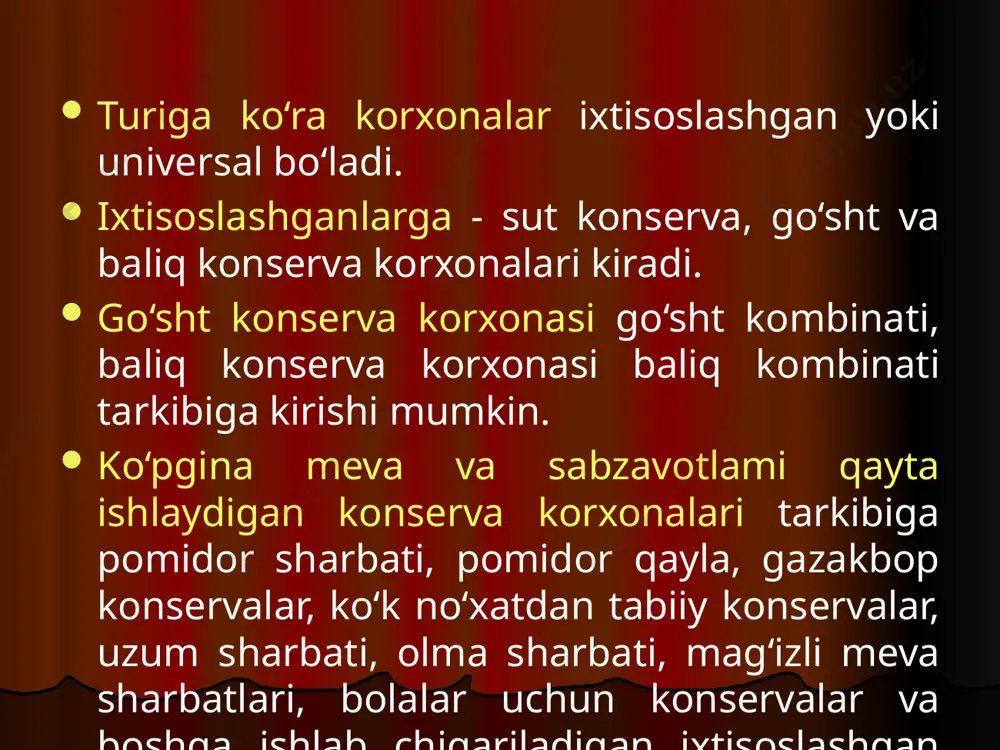 qayta ishlash korxonalarning klassifikatsiyasi - Page 5
