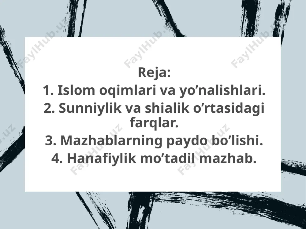 56) davrlarida xalifalikning turli yerlarida yangi musulmonlar orasida fitnalar qo‘zg‘ala boshlaydi. fitnachilar hazrati usmonni yuqori lavozimlarga o‘z qarindoshlarini qo‘yganda ayblab bosh ko‘tarishadi. 656-yili basra, kufa va misrlik bir necha ming fitnachilar madina atrofini o‘rab olib bir qator talablarni qo‘yadilar. xalifa usmon (r.a.) ularning barcha talablarini qondiradilar. shunga qaramay, qo‘zg‘olonchilar “usmon bizni o‘ldirmoqchi bo‘ldi”, deb yolg‘on xabar tarqatadilar va halifaning uyiga bostirib kirib, uni qatl etadilar. aynan usmon ibn affonning (r.a.) o‘ldirilishi keyingi bo‘linishlar, ixtiloflar va fitnalarning boshlanishi bo‘ldi. musulmon davlatining to‘rtinchi rahbari etib rasululloh (a.s.)ning jiyani va kuyovi bo‘lgan ali ibn abu tolib (656-661) saylandi. xalifa aliga misr va shom (suriya) voliylari (hokimlari)dan tashqari barcha hudud ahli bay’at qiladi. misr voliysi amr ibn oss (r.a.) va shom amiri muoviya ibn abu sufyon (r.a.)lar qarindoshi usmon ibn affonning o‘ldirilishidan qattiq qayg‘uga tushdi va uning qotillaridan qasos olinmaguncha yangi xalifaga bay’at qilmaslikka qaror qiladi. xalifa ali (r.a.) esa davlat ichidagi nozik ijtimoiy–siyosiy …