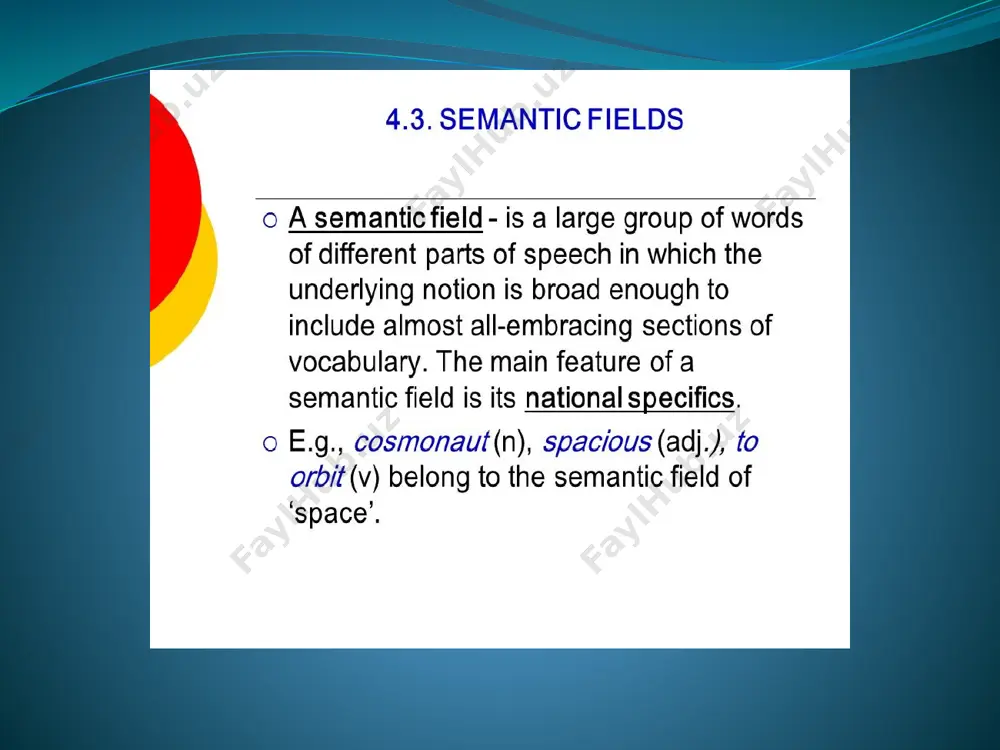 semantic fields - Page 2