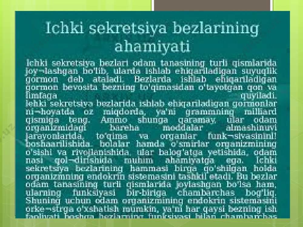 gormonlar funksiyasining yoshga oid xususiyatlari - Page 5