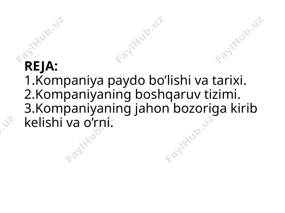adi? misol uchun, xitoyda nike marketing strategiyasi muvaffaqiyat va maqom ramzi sifatida o'z mahsulotlarini ilgari surishga qaratilgan. hindistonda kompaniya hamyonboplik va chidamlilikka e'tibor qaratadi. braziliyada nike ehtiros va o'zini namoyon qilish muhimligini ta'kidlaydi. marketing: statista maʼlumotlariga koʻra, faqat 2023-moliya yilida nike reklamasi va reklamasi uchun sarflangan xarajatlar taxminan 4.06 yilni tashkil etadi. 51 milliard aqsh dollari. o'sha yili kompaniya global miqyosda xnumx milliard aqsh dollaridan ortiq daromad keltirdi. raqamlar o'zlari uchun gapiradi. xulosa: nike muvaffaqiyatli, chunki u dunyodagi eng yaxshi bo'lmasa ham, eng yaxshi marketingga ega. ularning brendi sport tovarlari sanoatida no1 brend bo'lib, dunyodagi eng qimmat brendlar ro'yxatida 14-o'rinda turadi etiboringiz uchun rahmat image1.jpg image2.jpg image3.jpg image4.jpeg image5.jpg image6.jpg image7.jpeg image8.webp image9.jpeg image10.jpeg image11.jpeg image12.jpg image13.jpeg image14.jpeg image15.jpeg image16.jpeg image17.jpg image18.jpg image19.jpg image20.jpg image21.jpg /docprops/thumbnail.jpeg