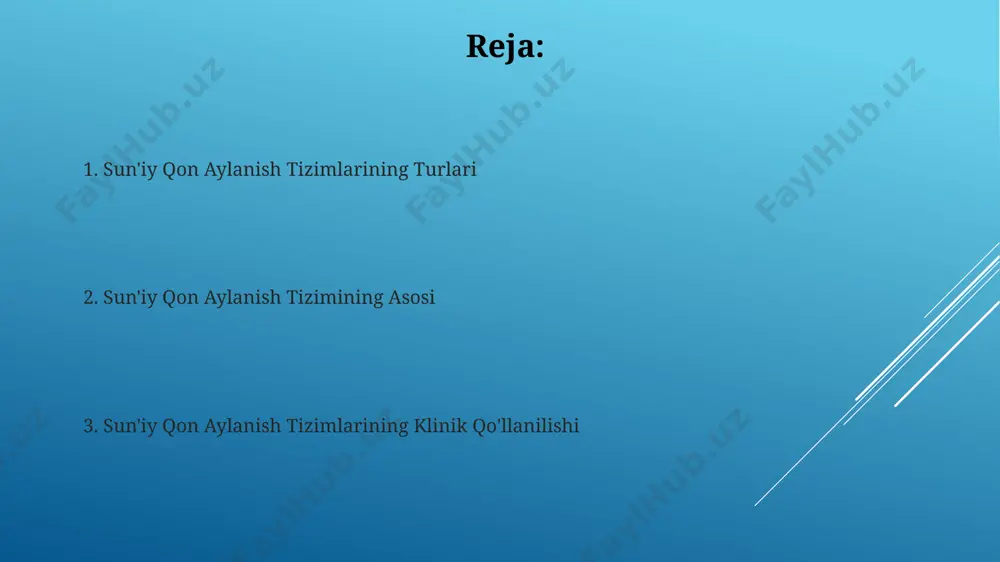 in yana tanaga qaytaradi, bu jarayon bemorning o'z yurak va o'pkasining vazifasini bajarishga yordam beradi; masalan, 30 kun davomida qo'llanilishi mumkin. davolashdan keyingi parvarish va reabilitatsiya bemorlarning 85% gacha qismi, yaxshi natijalarga erishish uchun, reabilitatsiya dasturini 3 bosqichda (fizikaviy mashqlar, diet va psixologik yordam) o'tash tavsiya etiladi. davolashdan keyingi reabilitatsiya jarayoni, bemorning yurak faoliyatini 30-60% ga tiklashini ta'minlash uchun, taxminan 6 oy davom etadi va toshkentdagi ixtisoslashgan markazlarda amalga oshiriladi. axloqiy va ijtimoiy masalalar aqshda sunʼiy yurak implantatsiyasi uchun oʻrtacha xarajatlar 250 000 aqsh dollaridan oshadi, bu esa bemorlarning katta qismi uchun moliyaviy jihatdan ogʻir yuk boʻlib, ijtimoiy adolatsizlik muammolarini keltirib chiqaradi. jahon sogʻliqni saqlash tashkilotining maʼlumotlariga koʻra, 2022-yilda dunyo boʻylab 15 milliondan ortiq odam yurak-qon tomir kasalliklaridan aziyat chekkan, bu esa sunʼiy qon aylanish tizimlariga boʻlgan ehtiyojni oshirdi va shu bilan bogʻliq ijtimoiy muammolarni keltirib chiqardi. sun'iy qon aylanish tizimlarining umumiy ko'rinishi germaniyada ishlab chiqarilgan sun'iy yuraklar, 20 yildan …