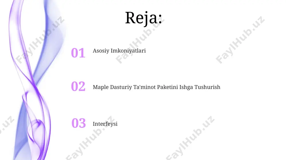le dasturiy ta'minotida 1000 dan ortiq turli xil matematik modellarning simulyatsiyasi va modellashtirilishi uchun keng imkoniyatlar mavjud bo'lib, ular murakkab jarayonlarni aniqlashga yordam beradi. xatoliklarni bartaraf etish maple dasturiy ta'minotida 1000 dan ortiq xatoliklarni aniqlash va bartaraf etish uchun avtomatlashtirilgan tizim mavjud bo'lib, bu jarayonni 50% ga tezlashtiradi. dasturda foydalanuvchilar tomonidan topilgan 50 ta eng keng tarqalgan xatoliklar ro'yxati mavjud bo'lib, ularning har biri uchun batafsil yechimlar va ko'rsatmalar berilgan. asboblar paneli va menyular maple dasturiy ta'minoti asboblar panelida 10 dan ortiq tez kirish tugmalari mavjud bo'lib, ular foydalanuvchilarga tezkor funksiyalarni bajarish imkonini beradi, masalan, fayllarni ochish, saqlash va chop etish kabi. asboblar paneli va menyularning vizual dizayni intuitiv va foydalanuvchilarga qulay bo'lib, minimalist interfeys bilan birga 30 dan ziyod funksiyani o'z ichiga oladi. hisob-kitoblarni bajarish maple dasturiy ta'minoti murakkab matematik ifodalarni, jumladan, 1000 ga yaqin o'zgaruvchili tenglamalar sistemasini tez va aniq hisoblash imkonini beradi. maple yordamida foydalanuvchi matritsalar ustida …