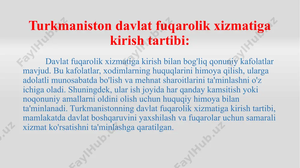 turkmaniston davlat fuqarolik xizmati - Page 5