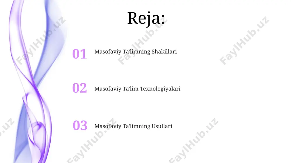 anmalar, masofaviy o'qitishning asosiy afzalligi hisoblanadi, lekin shu bilan birga, ba'zi talabalar uchun bu materiallarga kirish uchun kerakli texnologiya va resurslar yo'qligi ham muammo tug'diradi. texnik infratuzilma va texnologiyalar масофавий ўқитишда 5g тармоғининг юқори тезлиги ва кенг қамрови орқали ўзбекистоннинг 12 та вилоятидаги талабалар онлайн дарсларда иштирок этишларини таъминлаш мумкин. онлайн платформалар, хусусан, "zoom" ва "google meet" каби иловалар орқали 300 дан ортиқ иштирокчи билан синхрон ва асинхрон ўқитишни амалга ошириш имконияти мавжуд. masofaviy o'qitishning asosiy usullari masofaviy ta'limda video-konferensiya dasturlari, jumladan zoom yoki google meet orqali 5 dan ortiq o'qituvchi va 100 dan ortiq talabalar ishtirok etadigan real vaqt rejimidagi onlayn darslar o'tkaziladi. masofaviy o'qitishda 20 dan ortiq mamlakatda qo'llaniladigan onlayn platformalar, jumladan, moodle va canvas kabi tizimlar orqali o'quv materiallari taqdim etiladi va 30 dan ziyod interfaol mashqlar bajarish mumkin. suxbat va vebinarlar suxbatlar, 50 dan ortiq ishtirokchi bilan onlayn platformada, masalan, zoom yordamida o'tkazilishi mumkin va real …