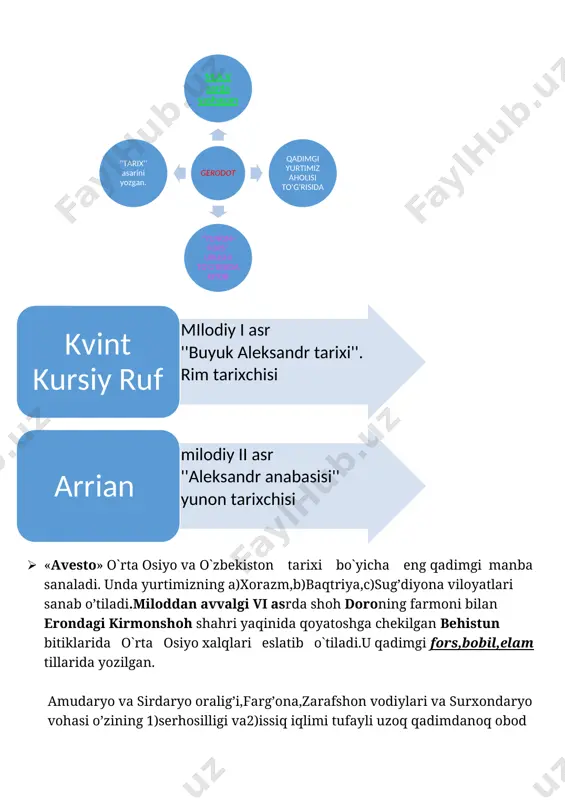 ` jamoalari ayol, ya`ni ona tevaragida jipslasha boshlagan. insoniyat tarixidagi bu bosqich ona urug`i davri – matriarxat deb ataladi. matriarxat – eng qadimgi tuzum rivojidagi bir bosqich bo`lib, qarindoshlik munosabatlari ona tomonga qarab belgilangan, urug`ga va oilaga ayol kishi sardorlik qilgan. ancha keyinroq, mehnat qurollari va xo`jalik yuritish shakllari takomillashgani sayin jamoadagi yetakchilik mavqeyi asta-sekin erkak kishiga o`ta boshladi, endi erkak kishi urug`ga sardor bo`lib qoldi. olimlar insoniyat tarixidagi bu davrni patriarxat deb atashadi, patriarxat bilan eng qadimgi urug`chilik tuzumi ham nihoyasiga yetdi. patriarxat – eng qadimgi jamoa tuzumining bir davri bo`lib, unda erkak kishi jamiyat hayotida yetakchi mavqega ega bo`lgan, qarindoshlik munosabatlari ham ota tomonga qarab belgilangan. · eng qadimgi odam dastlabki mehnat qurollarini toshdan yasagani tufayli arxeologlar insoniyat tarixi ibtidosini «tosh asri» deb atashadi, tosh asri ancha uzoq davom etgan va shuning uchun ham uni quyidagi bosqichlarga ajratishadi, jumladan: · olduvay – miloddan 3-2 million yil avval. · …