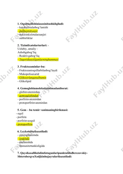 klinik labaratoriya javoblari — DOCX