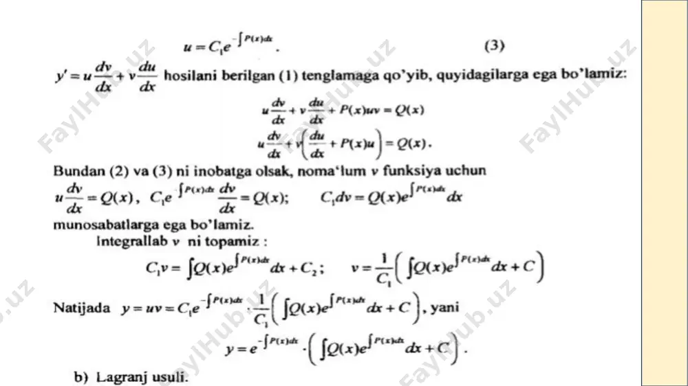 chiziqli differensial tenglamalar sistemasi - Page 5