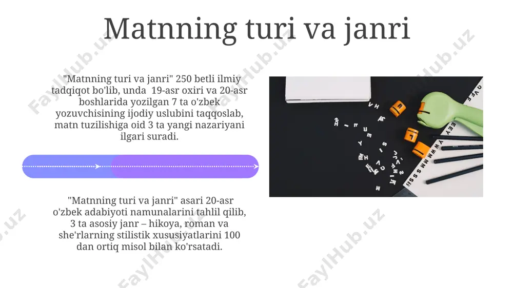 matnning asosiy xususiyatlari (prezentatsiya) - Page 4