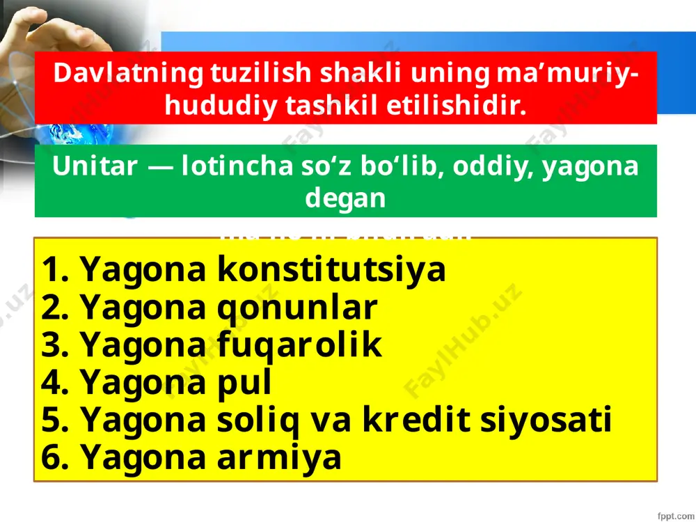 davlatning tuzilish shakli 8-sinf - Page 5