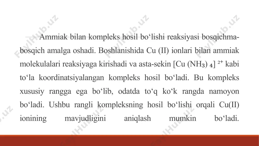 cu (ii) ni ammiak bilan spektrofotometrik usulda aniqlashning optimal sharoitlarni o‘rganish - Page 5