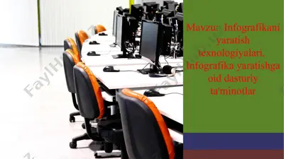infografika yaratish texnologiyalari — PPTX