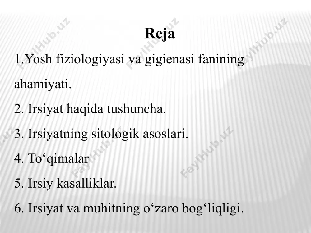 larda 20 yoshda to‘xtaydi. butun o‘sish davrida oyoqlarning uzunligi 5 marta, qo‘l uzunligi 4 barobar, gavda uzunligi 3 barobar, bosh kattaligi 2 barobar ortadi. turli yosh davrining ta’rifi. 1965 yili moskvada yosh davrlariga bag‘ishlangan kengashda quyidagi yosh davrlari sxemasi qabul qilingan: 1. yangi tug‘ilgan davri 1–10 kun 2. emizikli davri 10–1 yoshgacha 3. go‘daklik davri 1–3 yoshgacha 4. birinchi bolalik davri 4–7 yoshgacha 5. ikkinchi bolalik davri 8–12 yosh, o‘g‘il bolalar 8–11 yosh, qiz bolalar 6. o‘smirlik davri 13–16 yosh, o‘g‘il bolalar 12–15 yosh, qiz bolalar 7. navqironlik davri 16–20 yosh, qizlar 17–21 yosh, yigitlar 8. etuklik davrning i bosqichi 22–35 yosh, erkaklar 21–35 yosh, ayollar 9. etuklik davrning i bosqichi 36–60 yosh, erkaklar 36–55 yosh, ayollar 10. keksalik davri 61–74 yosh, erkaklar 56–74 yosh, ayollar 11. qarilik davri 75–90 yosh (ayollar va erkaklar) 12. uzoq umr ko‘ruvchilar 90 yosh va undan ortiq. chet el olimlari giorgio barbareschi, aagje leven …