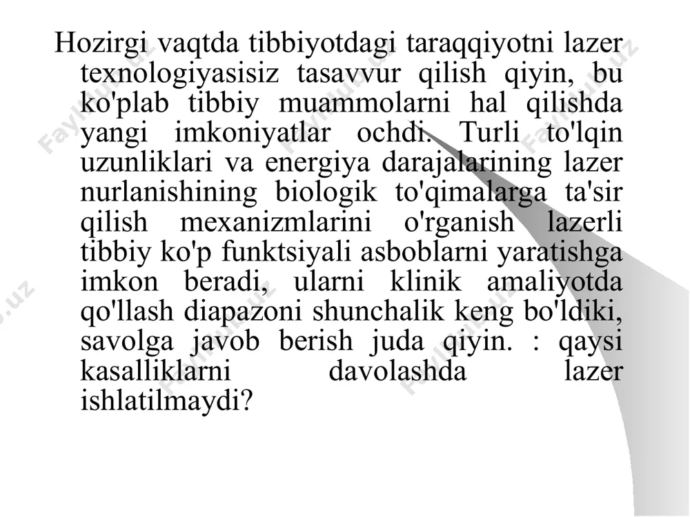 tibbiyotda lazerlar - Page 3