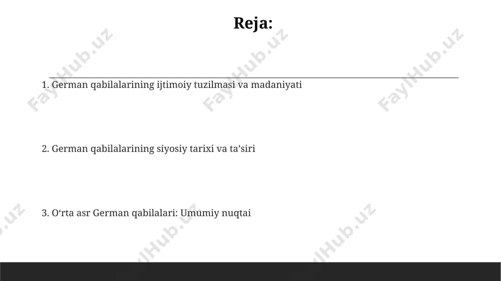 zak buyumlari va 5-7-asrlarda yaratilgan qoʻlyozmalarida yaqqol koʻrinib turardi. burgundiya qabilasi germaniy xalqlari orasida kuchli harbiy tizimga ega boʻlib, ularning jangchilari 5000 kishilik qurolli kuchlarni tashkil etgan. burgundlar 5-asrda reyn daryosi boʻylaridan galliyaga koʻchib oʻtib, 443-yilda lion shahrini egallagan va keyinchalik burgundiya qirolligini tashkil etganlar. lombardlar qabilasi lombardlar 568-yildan 774-yilgacha shimoliy italiyani nazorat qilib, vizantiya imperiyasi bilan bir qator urushlarga kirishgan va o'zlarining g'arbiy madaniyatga ta'sirini ko'rsatgan. lombardlarning ijtimoiy tuzilmasi 6-asrda ducilar (erkin dehqonlar) va arimanni (qaram dehqonlar) kabi qatlamlarga bo'lingan edi, ularning yer egalik tizimi murakkab edi. lombardlar 6-asrda shimoliy italiyaga ko'chib o'tib, longobard qirolligini 568-yilda tashkil qilib, pavia shahrini poytaxt qilib belgilagan edilar. saksonlar qabilasi sakslarning asosiy iqtisodiy faoliyati dehqonchilik va chorvachilik bo'lib, ularning jamiyat tuzilmasi qabilalarga bo'lingan murakkab ierarxiyaga ega edi, har bir qabilani 30-50 ta oilalar tashkil qilardi. sakslar qabilasi milodiy viii asrda germaniyaning shimoliy-g'arbiy qismida, hozirgi germaniya, daniya va niderlandiya hududlarida keng tarqalgan bo'lib, taxminan …