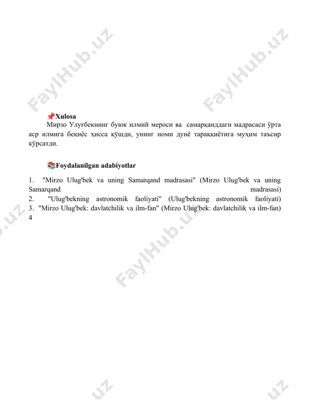 mirzo ulugbekning siyosiy faoliyati - Page 5
