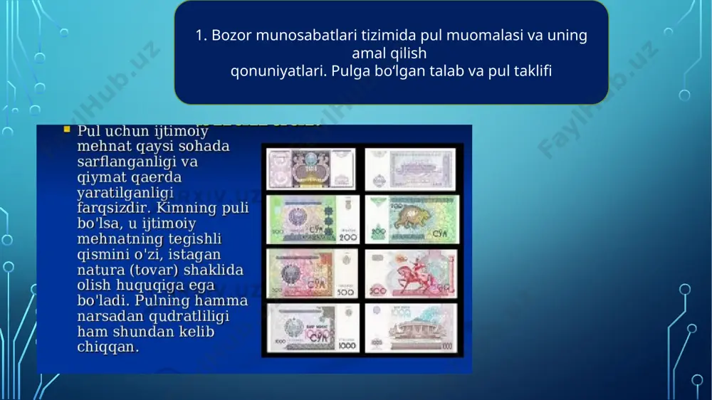 rajasi, pul massasining va boshqa makroiqtisodiy ko‘rsatkichlarning maqsadli parametrlaridan kelib chiqib, qayta moliyalash stavkasi 2017 yilning 28 iyunidan yillik 9 foizdan 14 foizga oshirildi, 2018 yil 25 sentyabridan esa 16 foiz miqdorida belgilandi. bugungi kunga kelib esa markaziy bankning qayta moliyalash stavkasini yillik 16% darajasida o‘zgarishsiz qolmoqda image3.jpeg image2.png image4.jpeg image5.jpeg image6.jpeg image7.jpeg image8.jpeg image9.jpeg image10.jpeg image11.jpeg image12.jpeg image13.jpeg image14.jpeg image15.jpeg /docprops/thumbnail.jpeg