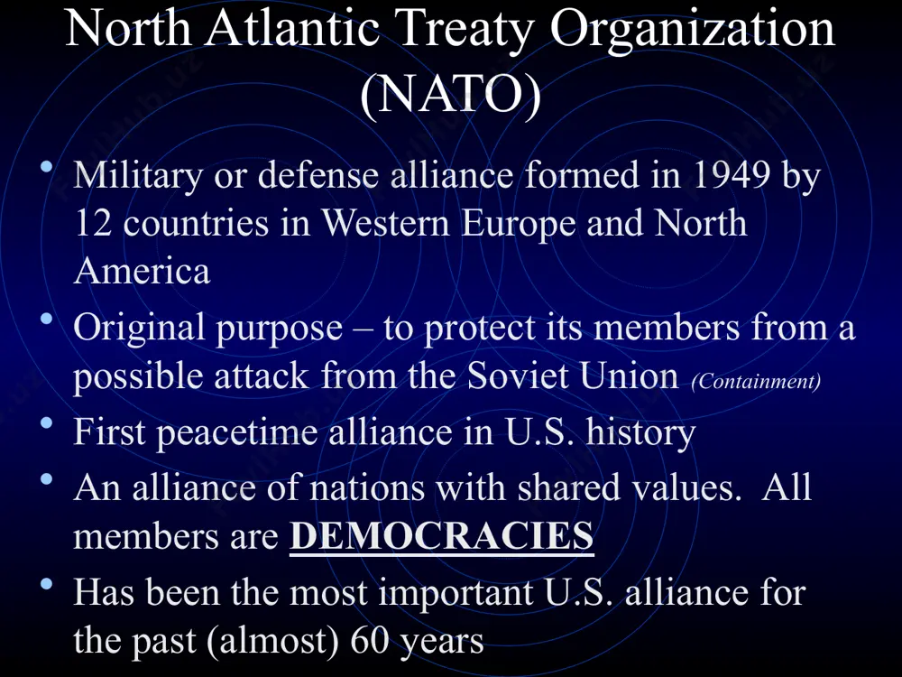 discussions on key topics nato-russia council russia will not: be a member of nato be bound by nato’s defense pact have a veto over nato’s decisions have a vote over nato’s expansion image1.gif image2.jpeg image3.png image4.png image5.png image6.jpeg /docprops/thumbnail.jpeg