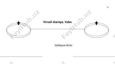 virusli diareya — PPTX