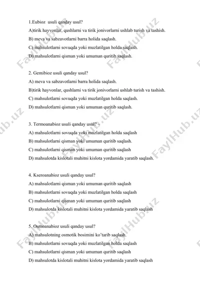 saqlash usullari — DOCX