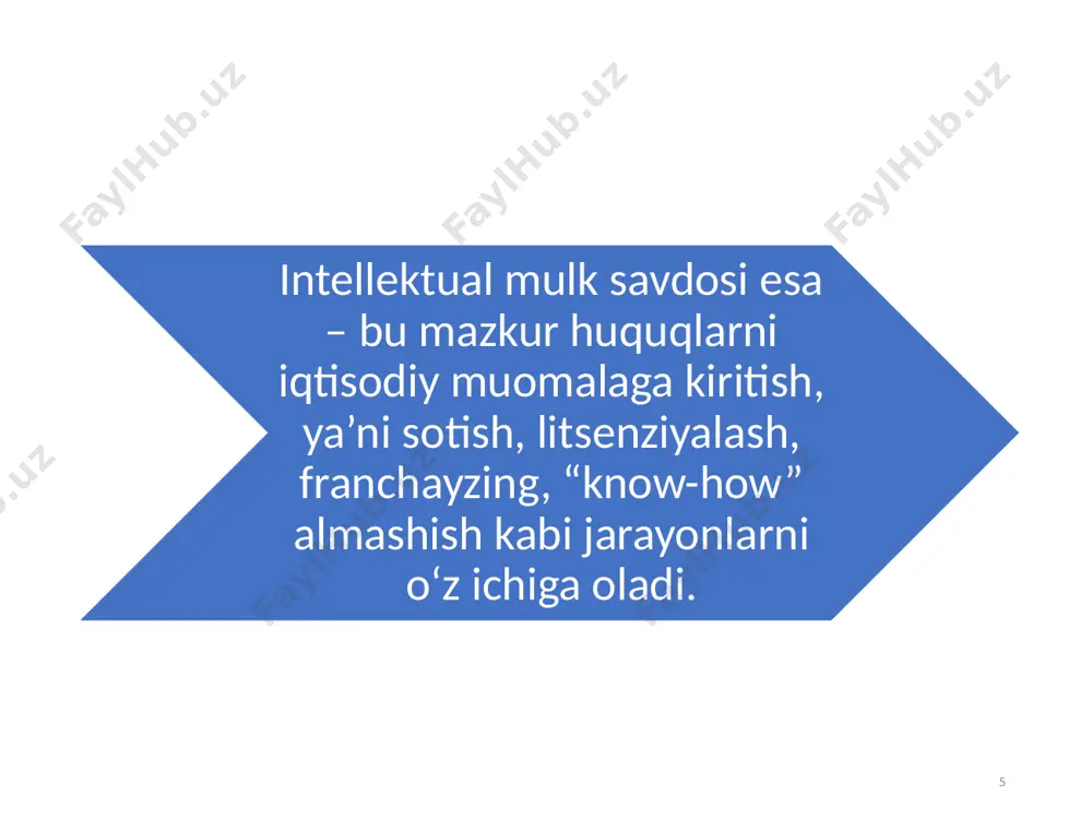 lari; xoreografik asarlar va pantomimalar; matnli yoki matnsiz musiqiy asarlar; audiovizual asarlar; rassomlik, haykaltaroshlik, grafika, dizayn, grafik hikoyalar, komikslar va boshqa tasviriy san'at asarlari; dekorativ-amaliy va stsenografik san'at asarlari; arxitektura, shaharsozlik va bog ' -park san'ati asarlari, shu jumladan loyihalar, chizmalar, tasvirlar va maketlar shaklida; fotografik asarlar va shunga o'xshash usullar bilan olingan asarlar fotosuratlar; geografiya, topografiya va boshqa fanlarga oid geografik, geologik va boshqa xaritalar, rejalar, eskizlar va plastik asarlar; boshqa asarlar. https://my.ima.uz/ sohaga oid meyoriy huquqiy hujjatlar, yangiliklar va boshqalar va on-line muhofaza hujjatlarni olish 17 https://baza.ima.uz/ muhofaza olgan va e’lon qilingan im ob’ektlari haqida ma’lumotlar 17 https://im.adliya.uz 18 o‘zbekiston respublikasi adliya vazirligi intellektual mulk departamenti - intellektual mulkni huquqiy himoya qilish boshqarmasi - intellektual mulkni ro’yxatga olish va rivojlantirish boshqarmasi “intellektual mulk markazi” davlat muassasasi image1.png image2.jpg image3.png image12.png image13.png image14.png image4.png image5.png image6.png image7.png image8.png image9.png image10.png image11.png image15.png image16.png image17.png image18.png image19.png image20.png image21.png image22.png …