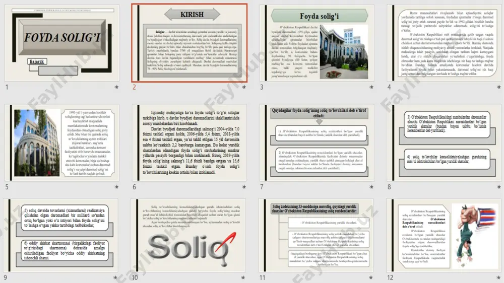 foyda solig’i - Page 2