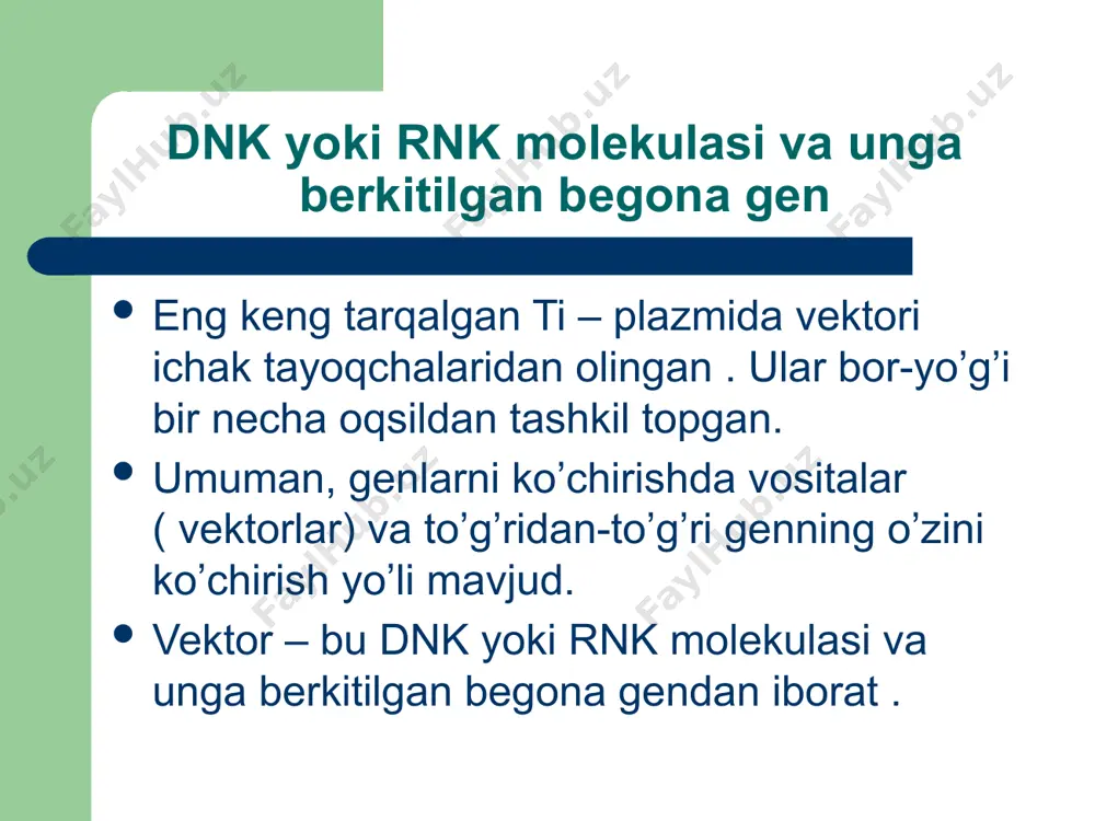 rekombinat dnk olish va gen injenerligi - Page 5