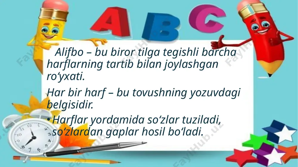 alifboni yozish va uning tahlili - Page 3