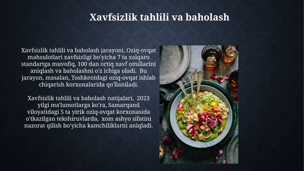 oziq-ovqat xavfsizligini boshqarish kasbi bo'yicha atamalar lug'ati - Page 4