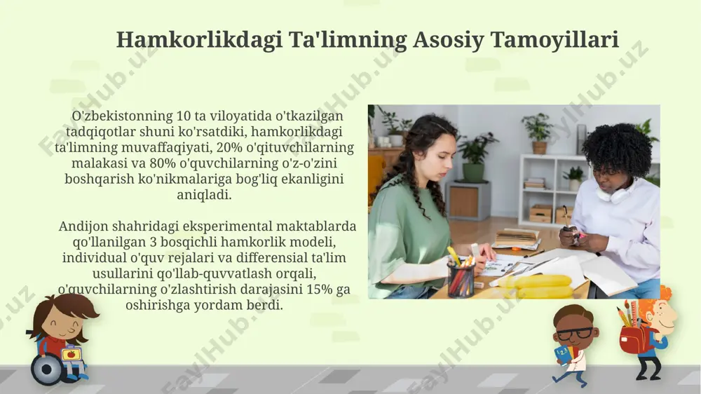 inklyuziv ta'limni birgalikda o‘qitish: asosiy farqlar va tamoyillar - Page 4