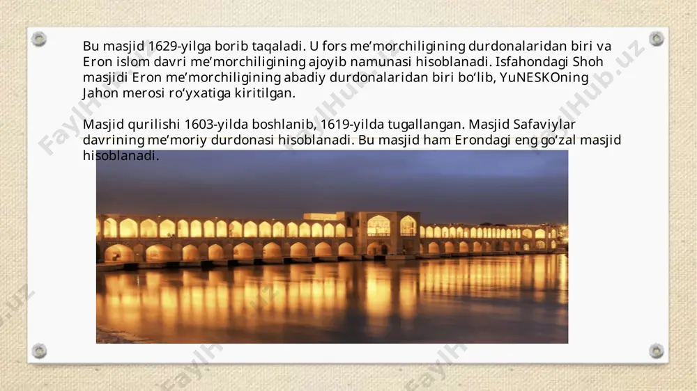 esfahon - dunyodagi eng go'zal shahar - Page 5