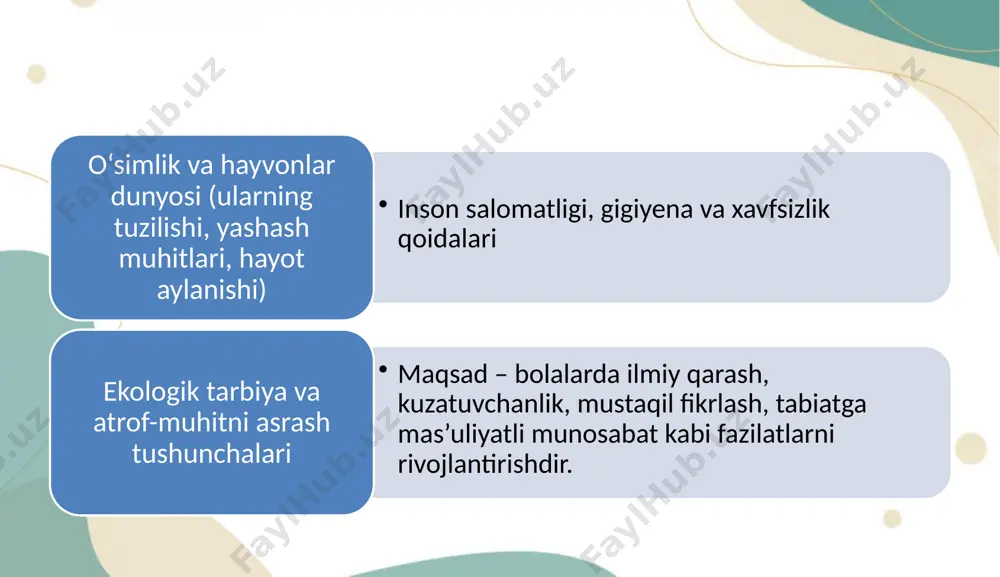 4-sinf “tabiiy fan” darslarini tahlil qilish va taqriz yozish - Page 3