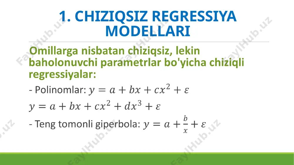 chiziqsiz regressiya - Page 5