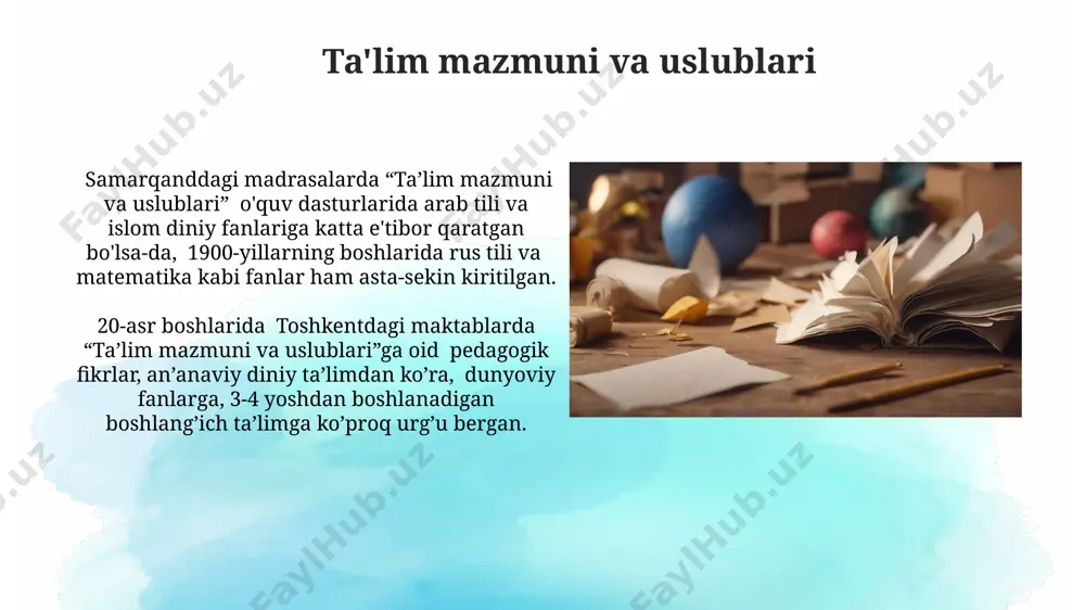19 asr oxiri 20 boshlarida pedagogik fikrlar - Page 4