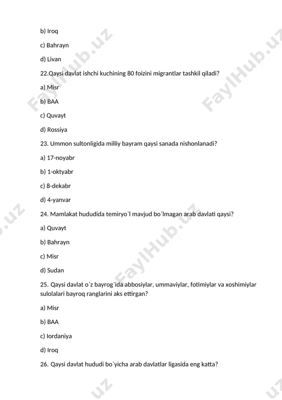 integrallashgan ingliz tili kursi nazorat testi - Page 4