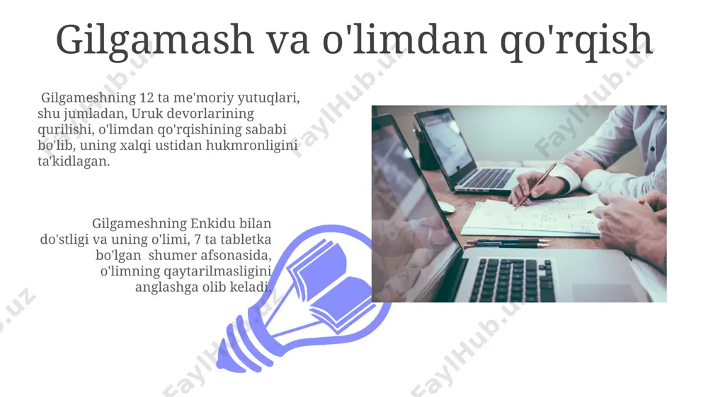 bilgamish eposi va “hind miflari” asarining tahlili - Page 3