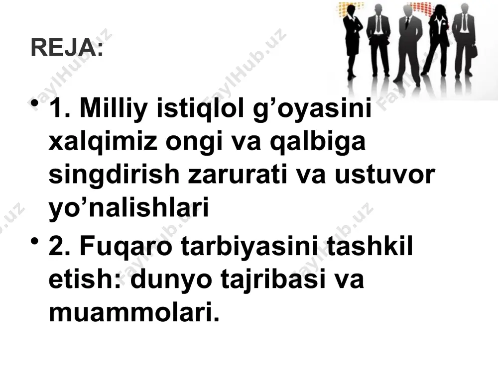 da amalga oshirilmoqda. milliy g’oyani tushunish — unga ishonish demakdir. targibot davomida insonning hislariga, qalbiga murojaat qilish katta samara beradi, albatta. lekin ishonchli dalillar, e’tiroz uyg’otmaydigan hayotiy ma’lumotlarning keltirilishi bu g’oyalarni hayotga tatbiq qilishdan hammamiz manfaatdor ekanligimiz haqidagi fikrni uytotadi. targ’ibot jarayoni shu yerda tugaydi, deb o’ylaydiganlar katta xato qiladilar. zero, mafkura yangi ishlarga ilhomlantiradi, harakatga undaydi. insonlar milliy mafkuradan o’rin olgan g’oyalarga mos harakat qila boshlaganlaridagina milliy g’oya xalqning e’tiqodiga aylanganligi haqida xulosa qilish mumkin. «tarbiya biz uchun yo xayot yo mamot, yo najot yo xalokat, "yo. saodat yo falokat masalasidir». abdulla avloniy fuqaro tarbiyaga muhtojmi? nahotki, tarbiyaga e’tiborsizlik kimlarnidir halokatga uchratishi mumkin? umuman, alloma bu fikri bilan farzand tarbiyasini nazarda tutdimi, avlod tarbiyasinimi yoxud millat tarbiyasi haqida gapirdimi? har holda yosh vaqtidan bolaning «maslakini tuzatmak» zarurligini ta’kidlaganida a.avloniy fikr tarbiyasini nazarda tutgan ko’rinadilar. va, tabiiyki, bunday tarbiya markazida birgina bola emas, bir oilaning farzandlari emas, balki butun millat, …