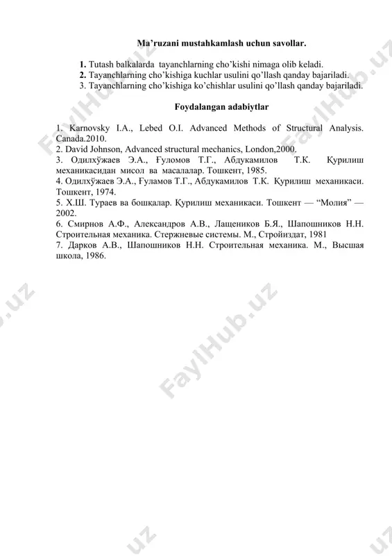 tayanchlar cho’kishini xisobga olish - Page 4