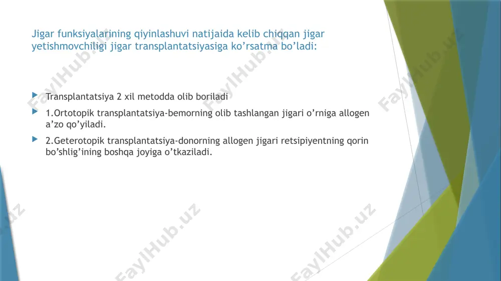 o’z ichiga bemorning shifoxonada o’tkazadigan 30kuni va donorning 1haftasini o’z ichiga oladi. moskvada peresadka 2.5- 3mln rublga to’g’ri keladi ukrainada qarindosh donorning organini 100ming griven evaziga ko’chirib o’tkazish mn. ` /docprops/thumbnail.jpeg