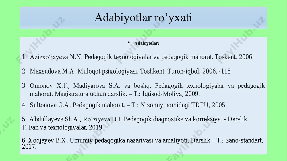 aniyatida pedagogik faoliyat qonuniyatlaridan chetga chiqmaslik:  har bir o‘quvchining individual xususiyatlariga mos muloqot tizimini ishlab chiqishi;  muloqotning tarbiyaviy ta’sirini va samarasini e’tirof etish;  muloqot madaniyati asosida pedagogik mahoratni namoyish etish. pedagogik muloqotga doir barcha mashqlarning umumiy yo‘nalishini mavjud pedagogik vaziyatlarda malaka hosil qilish uchun, har bir muloqot ishtirokchilarining imkoniyatlarini ochishga ko‘maklashuvchi uning shaxsiy hislatlarini rivojlantirib borishni ta’minlovchi vositalardan foydalanish taklif qilinadi. mazkur vaziyatlarda o‘zaro harakatlarning tizimli vositalari majmuasi quyidagicha belgilanishi mumkin: - muloqot jarayonida tarbiyalanuvchi ob’ektning javob harakati imkoniyatlarini oldindan ko‘ra bilish; -ob’ektda psixologik to‘siq va salbiy qarashlarni keltirib chiqaruvchi vositalarni qo‘lga kiritish; -vaziyatning o‘zgarishiga qarab foydalanish mumkin bo‘lgan muloqotlarning bir nechta modeliga ega bo‘lish; - o‘quvchilar jamoasi fikrlarini tinglash, ularning mulohazalariga qo‘shilish, ularga hamdardlik ko‘nikmasini rivojlantirib borish; o‘zaro muloqot natijalarini baholash va erishilgan yutuqlar hamda kamchiliklarni pedagogik- psixologik vositalar asosida taqqoslash. sharqona tarbiya va muosharat odobining muloqotga ta’siri odamlarning mehr-oqibati, bir-birlariga nisbatan o‘zaro hurmat e’tiborda bo‘lishlari …