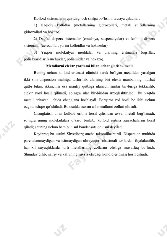 kolloidlarning olinishi va xossalari - Page 4
