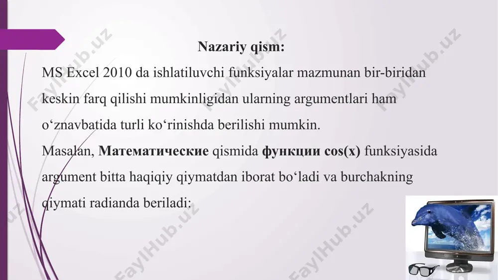 ms excel 2010 da algebraik amal belgilari - Page 4
