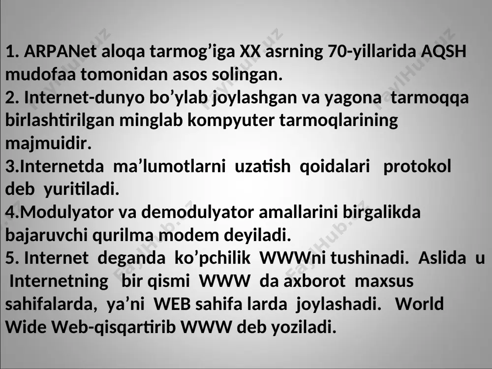 internetda ishlashni ta’minlovchi dastur. - Page 4